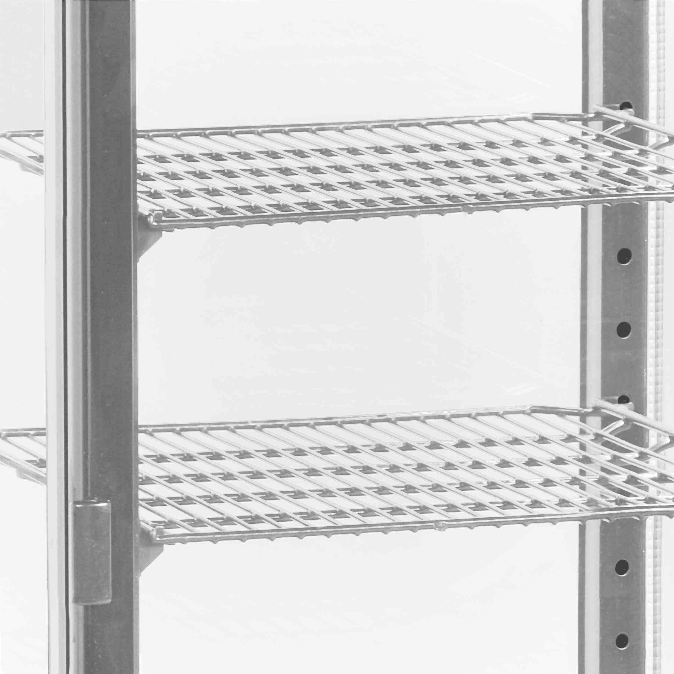 Vitrine réfrigérée professionnelle 1 porte vitrée grise 58 l - UPD60-GREY - Tefcold en cuisine professionnelle
