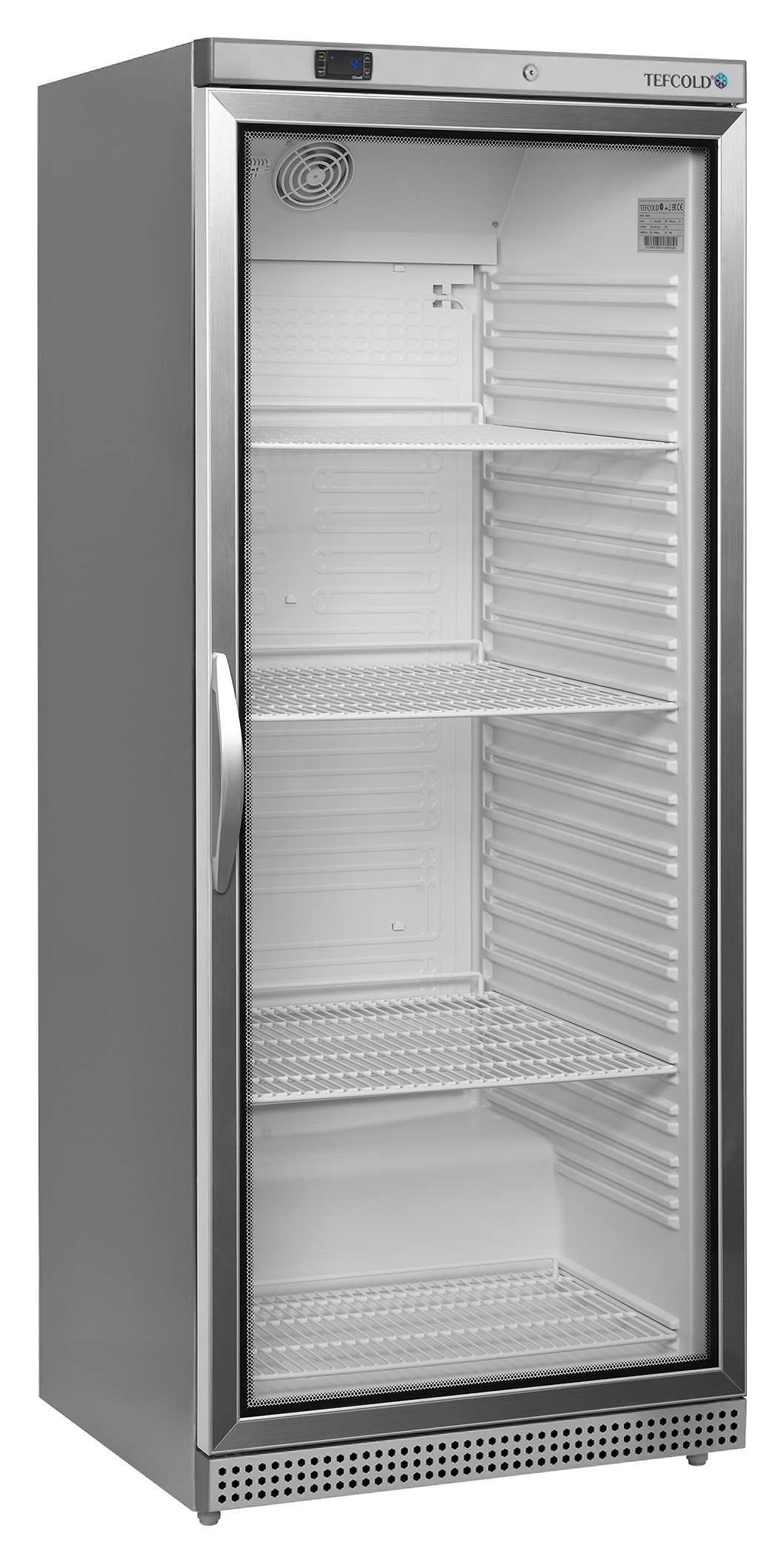 Meuble réfrigéré professionnel 1 porte vitrée Blanc 570 L - UR600SG - Tefcold