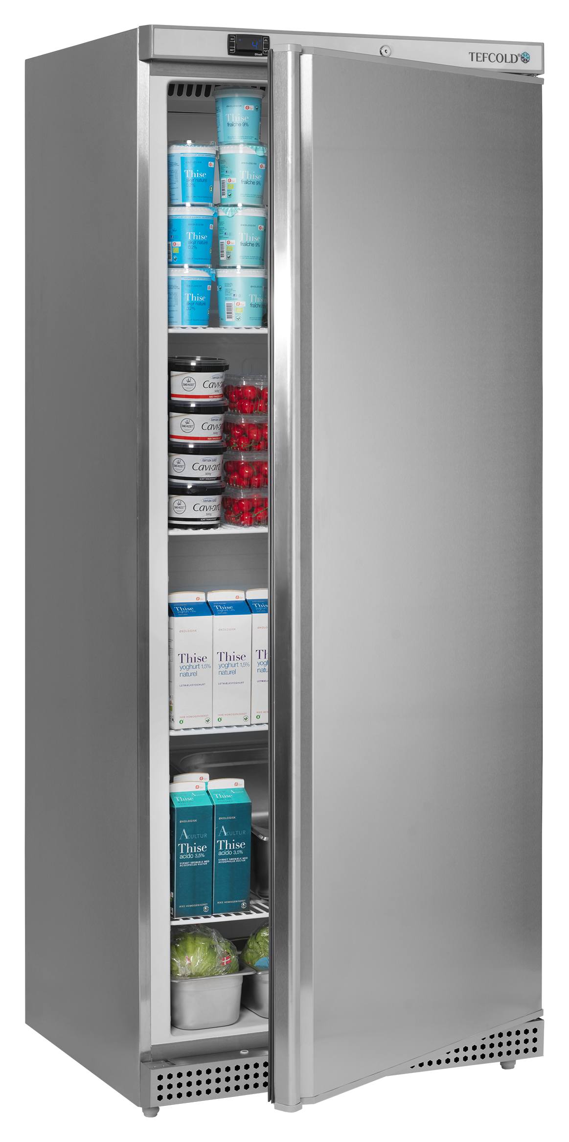 Réfrigérateur professionnel 1 porte pleine 570 L classe A - UR600X1 - Tefcold en cuisine professionnelle