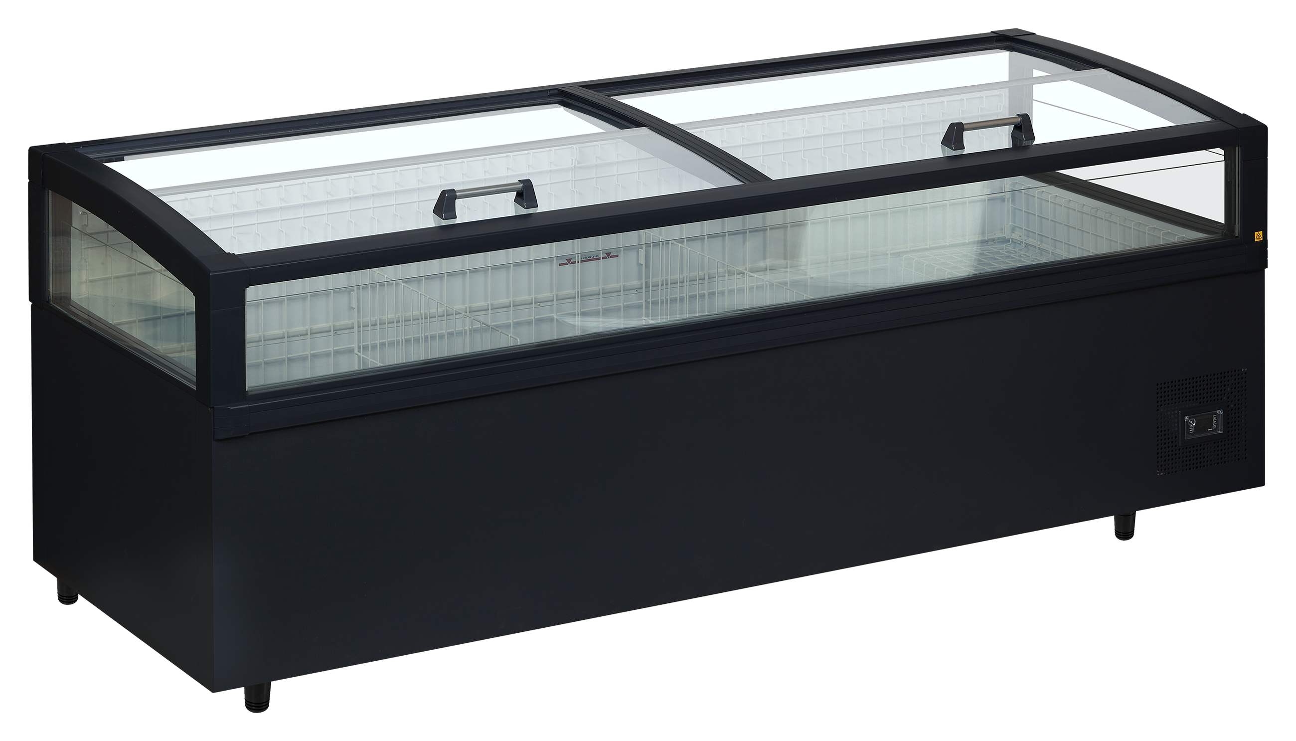 Vitrine professionnelle avec couvercles vitrés coulissants capacité 860 l - View 250 CF VS B - Tefcold
