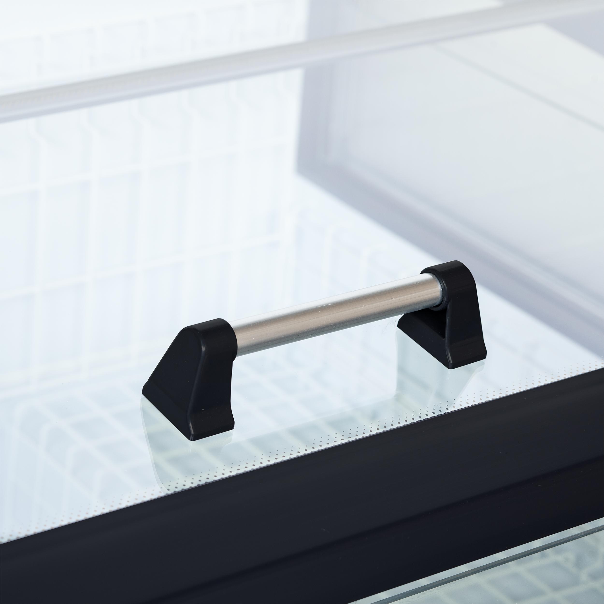Tête de gondole avec couvercles vitrés coulissants 613 l - View HC B - Tefcold en cuisine professionnelle